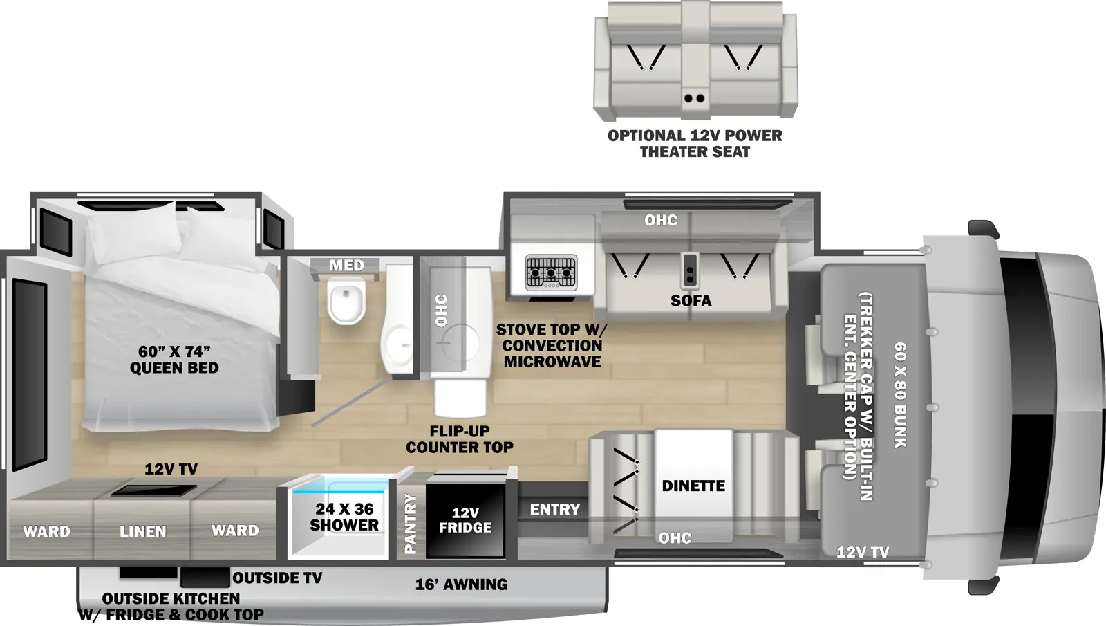 Forester Classic 2861DS Floorplan